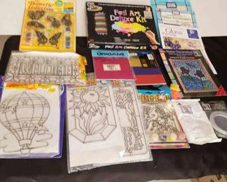 GlassPlastic Paints Foil Art