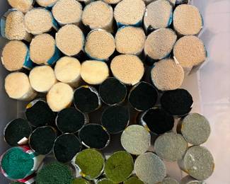 56 Skeins Variety Colored Latch Hook Rug Yarn