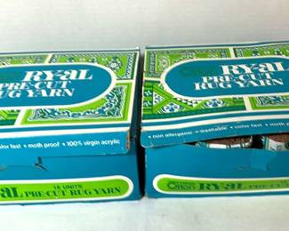 32 Skeins Ryal Precut Latch Hook Rug Yarn