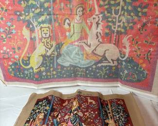 La Dame A La Licorne Needlepoint Rug Project
