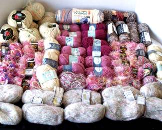 Dusty Rose Yarn Grouping