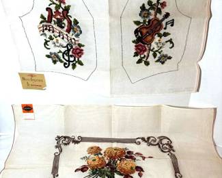 Handmade VestFloral Needlepoint