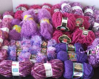 Assorted Textures In Plums Orchid