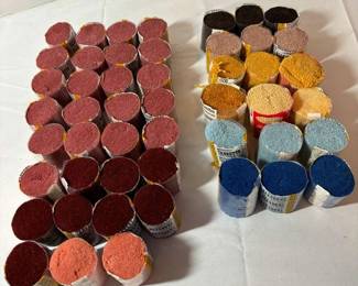 49 Skeins BERNAT Tabrette Multicolor Latch Hook Rug Yarn