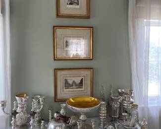 Nice assortment of mercury glass