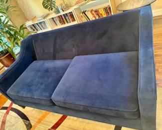 West Elm Blue Couch