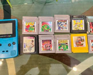 Gameboy with Games