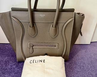 Celine Micro Luggage Handbag Lambskin