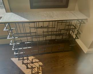 Matrix Console Table with Granite Top