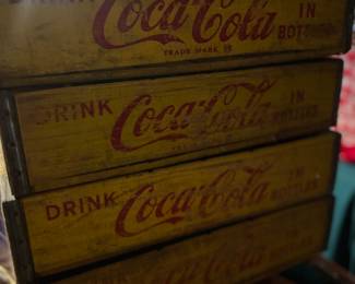 Coca Cola Wooden Crates