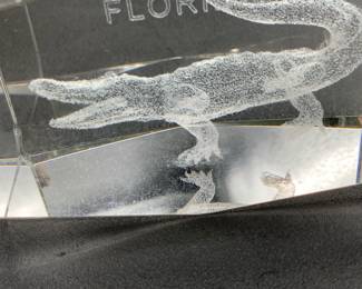 Florida Gators crystal paperweight