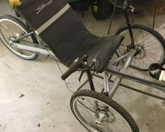 Recumbent bike, $2150 new. Starting bid $5!