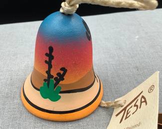 Tesa Ceramic Bell With Kokopelli