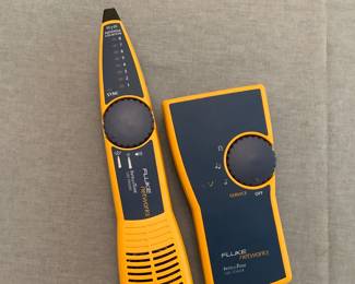 Retail over $1000. Fluke Network Cable Trackers, Traces Lines Through Walls- Tests Without Power.