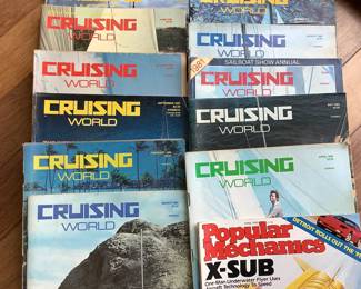 Cruising World sailing magazines, 1980s