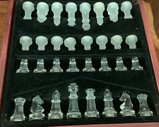 Chess set with case/board