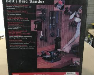 Brand new in box, Craftsman belt / disc sander