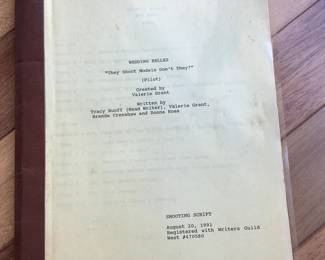 One of many shooting scripts