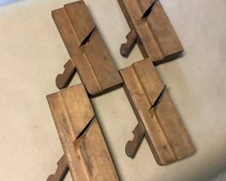 4 Antique Molding Planes, Greenfield Tool Co