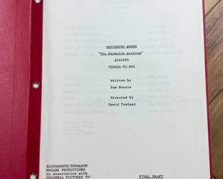 Designing Women script from Columbia Pictures TV