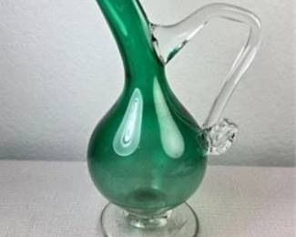 Swung glass pitcher