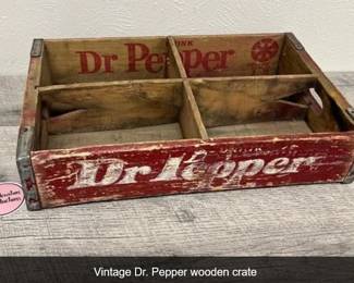 Dr Pepper crate