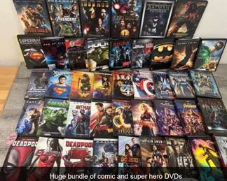 Superhero dvds