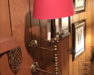 Brass Wall Sconces / Lamps