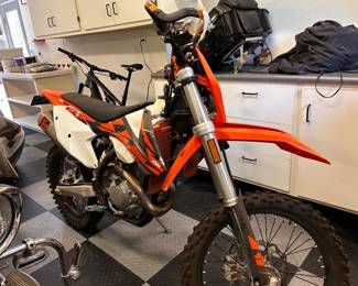 2018 dual sport KTM 500 EXC-F, only 75 miles(!!), lots of added after-market items. $9,600 or best offer by Sunday afternoon (5/26).