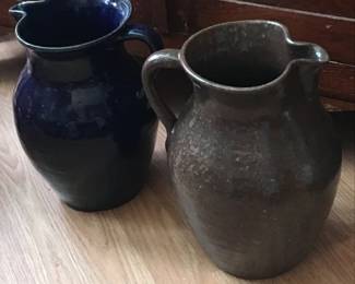 Catawba Valley Pottery Pitchers 