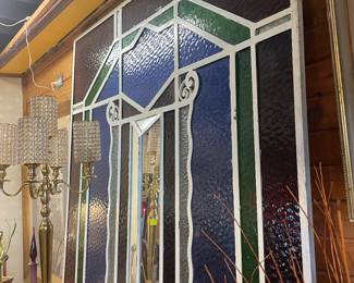 Art Deco Stained glass panel 495.00