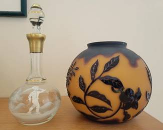 Art Nouveau Globe Vase
