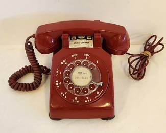 1956 Red Western Electric Bell Telephone #500