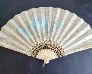 Antique 19th century lady's fans