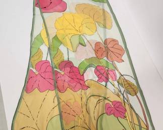Vintage Andy Warhol designer chiffon scarf