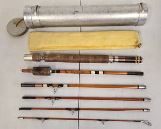 Fishing rods and reels.