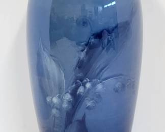 Rare Weller Blue Louwelsa 9" Vase Anna Jewett