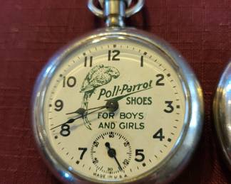 1927 Poll Parrot advertising pocket watch