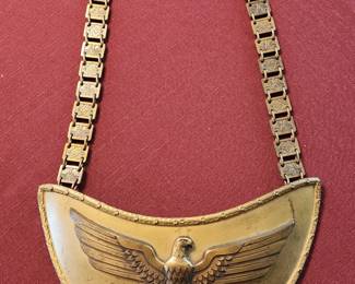 WW2 German Military Standard Bearer Gorget with Chain