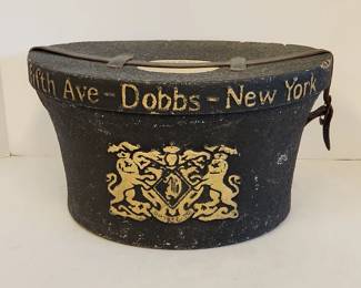 Antique Derby Hat Box