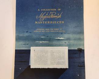 RARE 1956 Maxfield Parrish Masterpieces Calendar