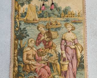 Antique Belgian and French tapestries