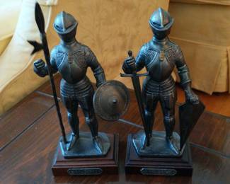 Medieval Knights Statues
