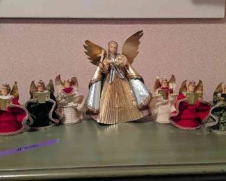 Christmas Wax Figurines