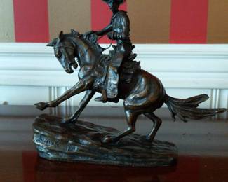 Frederick Remington The Cowboy Bronze Reproduction Sculpture Statue