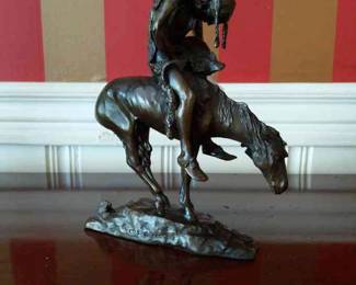 James Earle Fraser End of the Trail Bronze Reproduction Sculpture Statue