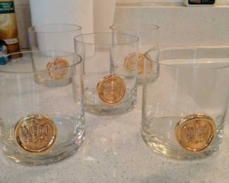 Set Of 5 MCM Glasses