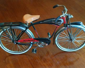 Vintage Diecast Schwinn Black Phantom Bike