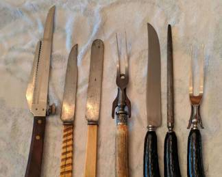 Vintage And Possible Antique Carving Knives