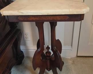 Marble Top Accent Table